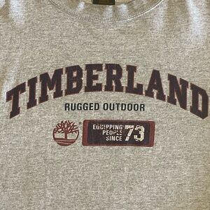 Timberland Gray Cotton Blend Shirt
